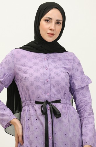 Tuniek Met Elastische Taille Lila T1532 784