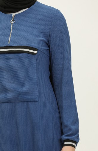 Voorzak Gedetailleerde Tuniek Blauw T1406 788