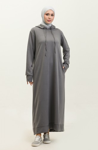 Robe Sport A Capuche Deux Fils 0190-14 Fumé 0190-14