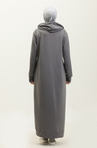 Robe Sport A Capuche Deux Fils 0190-14 Fumé 0190-14