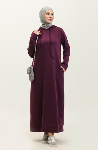 Robe Sport A Capuche Deux Fils 0190-15 Pourpre 0190-15