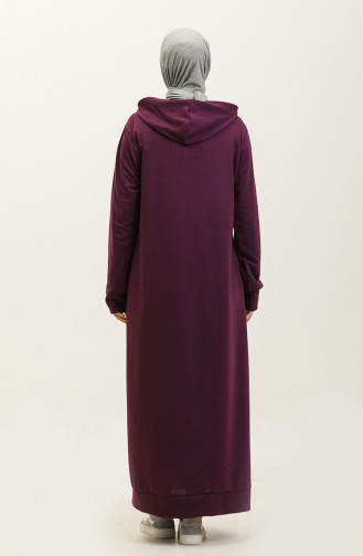 Robe Sport A Capuche Deux Fils 0190-15 Pourpre 0190-15