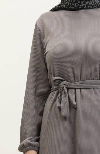 Robe Froncée Jupe Belgüzar NZR003A-11 Gris 003A-11