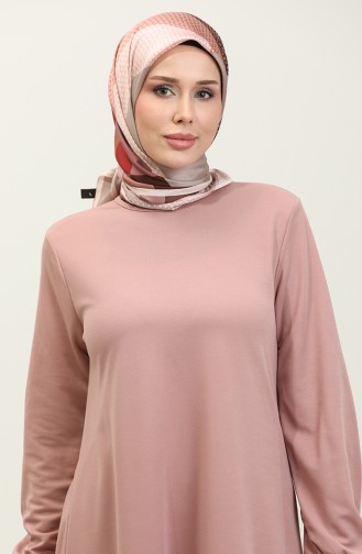 Dusty Rose İslamitische Jurk 0650-05