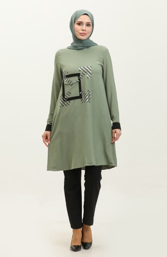 Stone Gedetailleerde Tuniek Groen T1623 810