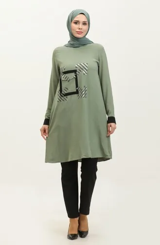 Stone Gedetailleerde Tuniek Groen T1623 810