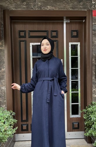 0504Sgs Hijab-Stempelkappe Marineblau 16860