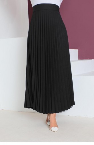 5054Nrs Pleated Skirt Black 9245