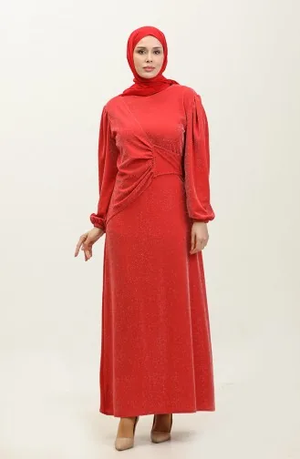 Alime Silbriges Abendkleid 0337-02 Granatapfelblume 0337-02