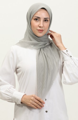 Plain Flare Scarf 90155-36 Gray 90155-36