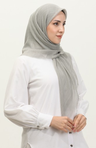 Plain Flare Scarf 90155-36 Gray 90155-36