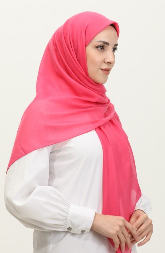 Plain Large Size Scarf BVL-A09 Fuchsia 09