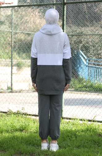 Two Piece Tracksuit Set 24001-01 Gray Anthracite 24001-01