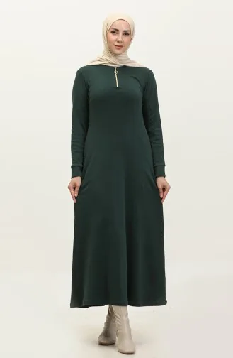 Jurk Met Ritssluiting 2144-07 Smaragdgroen 2144-07