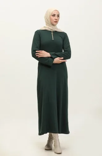 Jurk Met Ritssluiting 2144-07 Smaragdgroen 2144-07