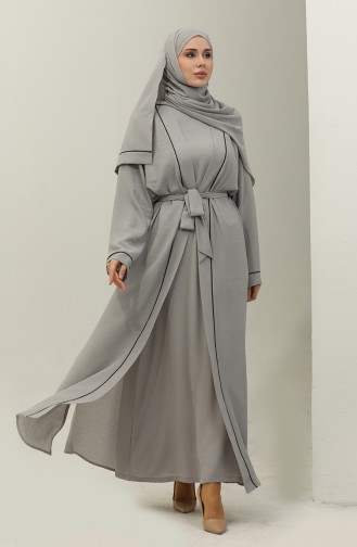 Oyya Inner And Outer Triple Suit With Shawl Gift 248504-01 Gray 248504-01