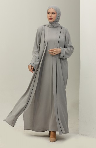 Oyya Inner And Outer Triple Suit With Shawl Gift 248504-01 Gray 248504-01