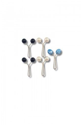 Paquet De 5 Pinces Pour Echarpe Et Châle Multicolores 14-318-02 14-318-02