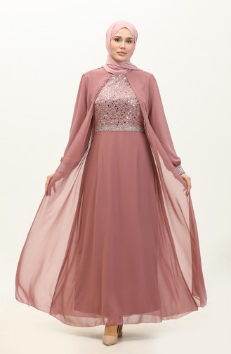 Chiffon-Abendkleid 52876-03 Dusty Rose 52876-03