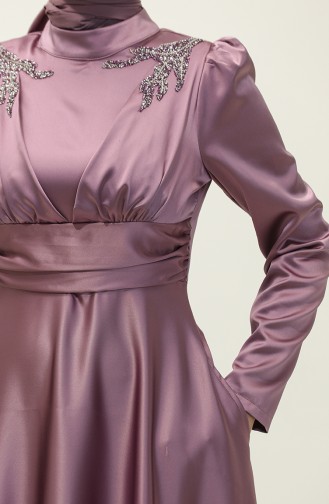 Robe De Soirée Satin 52880-04 Lilas 52880-04