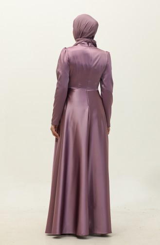 Robe De Soirée Satin 52880-04 Lilas 52880-04