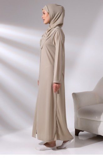 Vison Robe De Prière Une Pièce à Fermeture éclair Pour Femme 01 Nmz 018143 22859