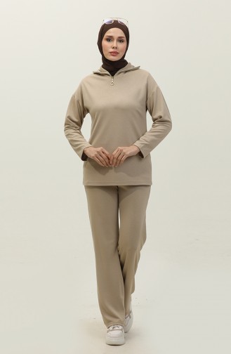 Zippered Tracksuit 2146-09 Light Mink 2146-09