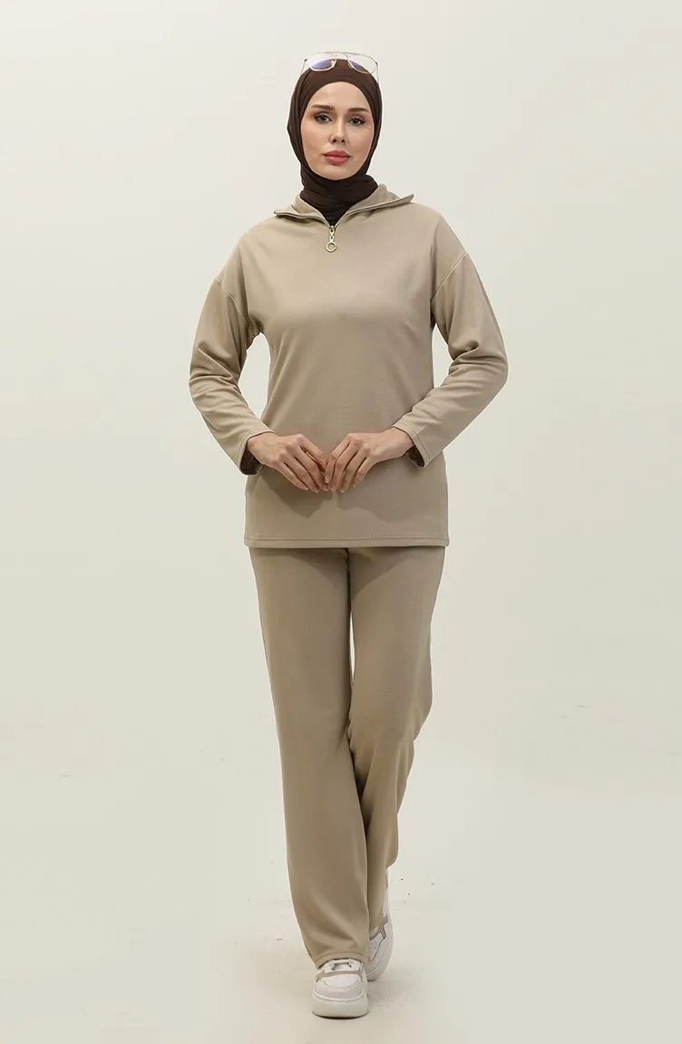 Zippered Tracksuit 2146-09 Light Mink 2146-09