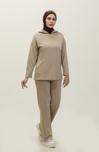 Zippered Tracksuit 2146-09 Light Mink 2146-09