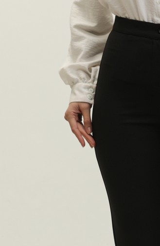 Straight Leg Trousers 1148-01 Black 1148-01