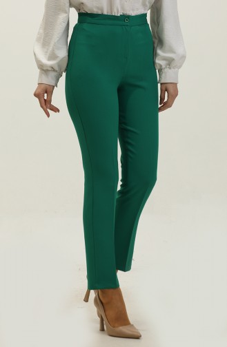 Pantalon Droit 1148-07 Vert Emeraude 1148-07