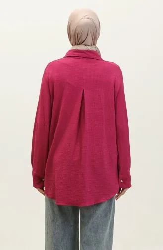Tunique A Boutons 2145-01 Fuchsia 2145-01