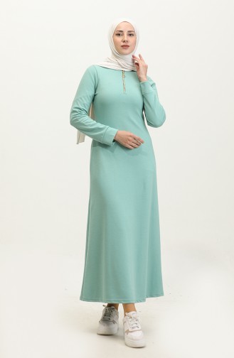 Robe A Fermeture 2149D-01 Vert Menthe 2149D-01