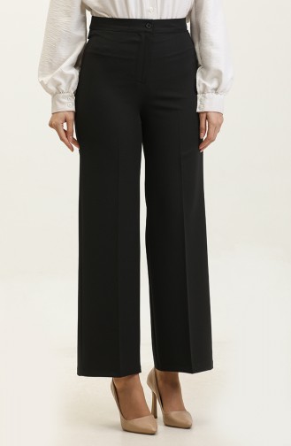 Wide Leg Trousers 1149-01 Black 1149-01