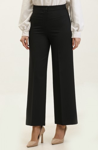 Wide Leg Trousers 1149-01 Black 1149-01