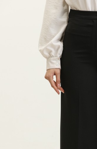 Wide Leg Trousers 1149-01 Black 1149-01