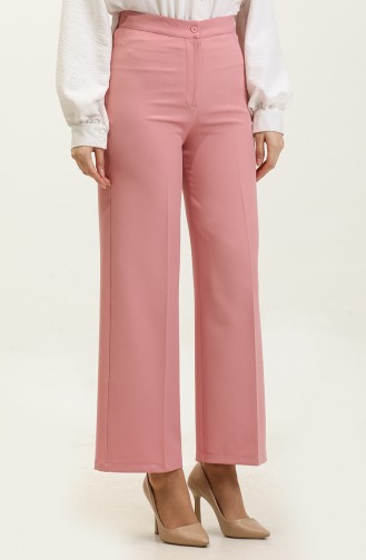 Broek Met Wijde Pijpen 1149-07 Dusty Rose 1149-07