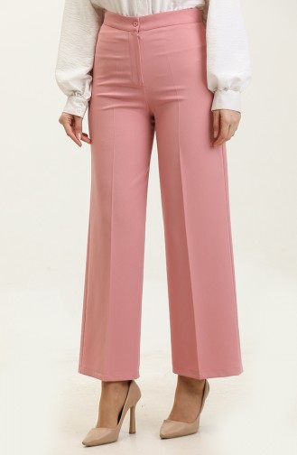 Broek Met Wijde Pijpen 1149-07 Dusty Rose 1149-07