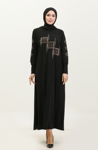 Dilruba Sandy Stone Dress 0349-03 Black 0349-03