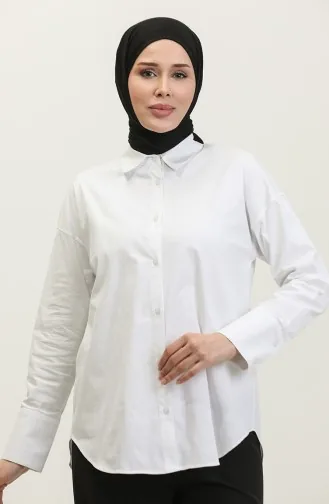 Buttoned Shirt 4300-01 white 4300-01