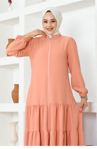 0031Sgs Jessica Crêpe Abaya Met Gelaagd Rokpoeder 16885