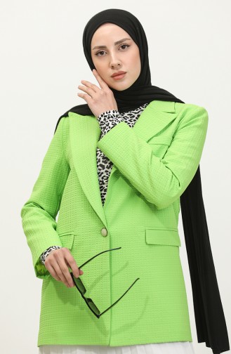 Seersucker Jacket Green C1018 958