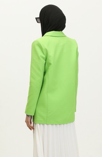 Gofre Ceket Yeşil C1018