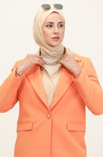 Veste Seersucker Orange C1018 959