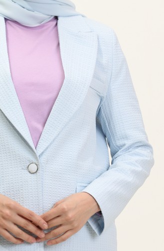 Seersucker Jacket Baby Blue C1018 960