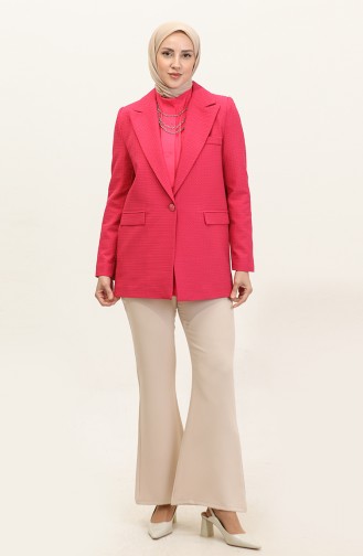 Seersucker-Jacke Fuchsia C1018 961