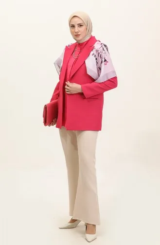 Veste Seersucker Fuchsia C1018 961