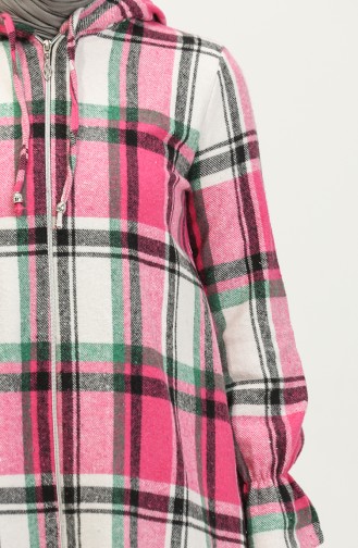 Holzfäller-Karierte Tunika 0155-01 Rosa 0155-01