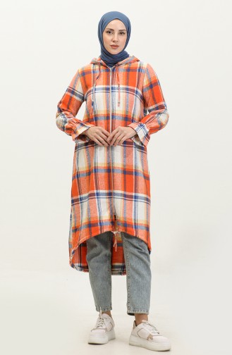 Lumberjack Plaid Tunic 0155-04 Orange 0155-04