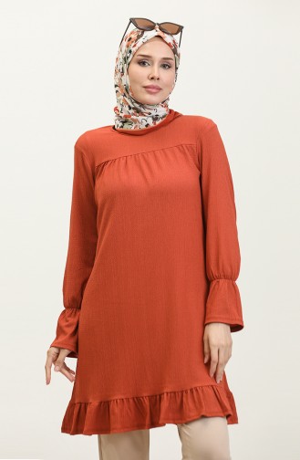 Shirred Hem Fabric Tunic 0404DA-06 Tile 0404DA-06